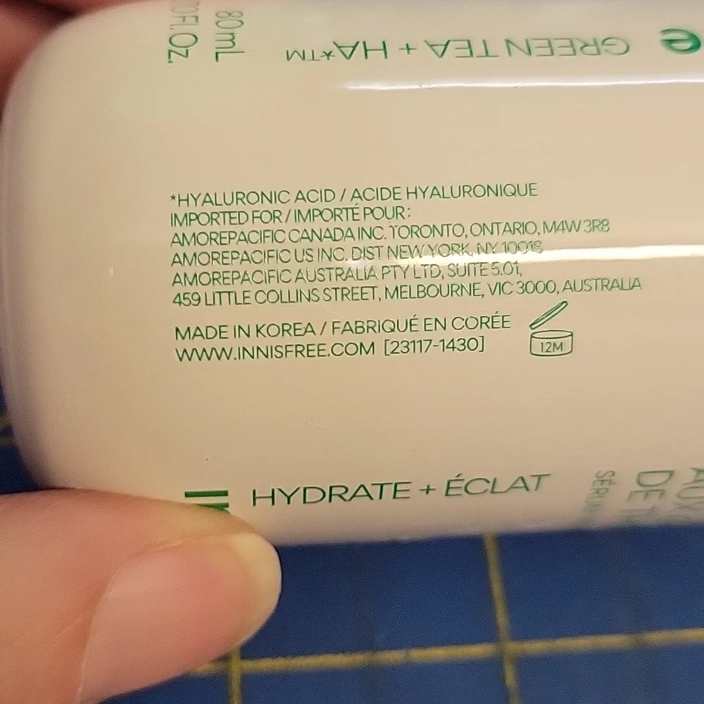Green Tea Seed Hyaluronic Facial Serum 80ml New in Box